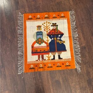 1950s Polish wool tapestry